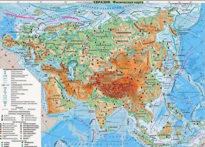 Hva er området i Eurasia?
